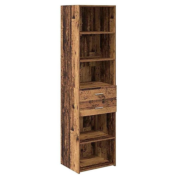 vidaXL Highboard Altholz 50 x 42,5 x 185 cm Holzwerkstoff 3402641 günstig online kaufen