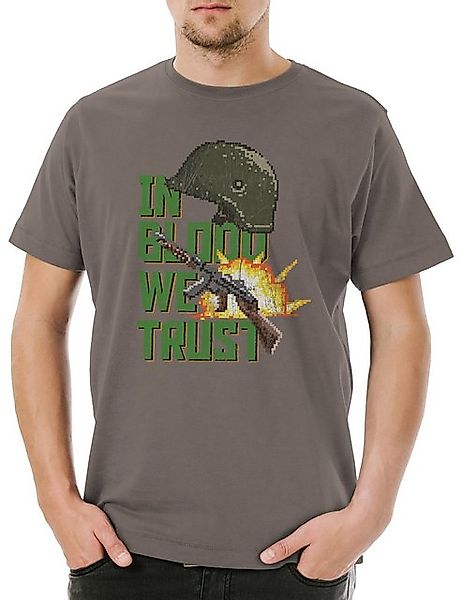 Urban Backwoods Print-Shirt Urban Backwoods In Blood We Trust Herren T-Shir günstig online kaufen