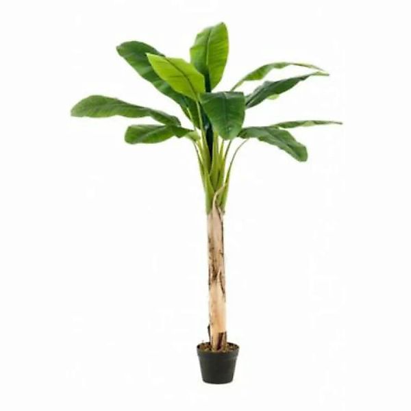 Emerald Künstlicher Bananenbaum im Topf 120 cm Dekorationspflanze grün günstig online kaufen