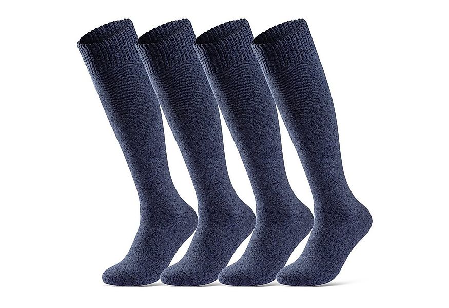 sockenkauf24 Kniestrümpfe 4 Paar Herren Thermostrümpfe mit Innenfrottee Win günstig online kaufen