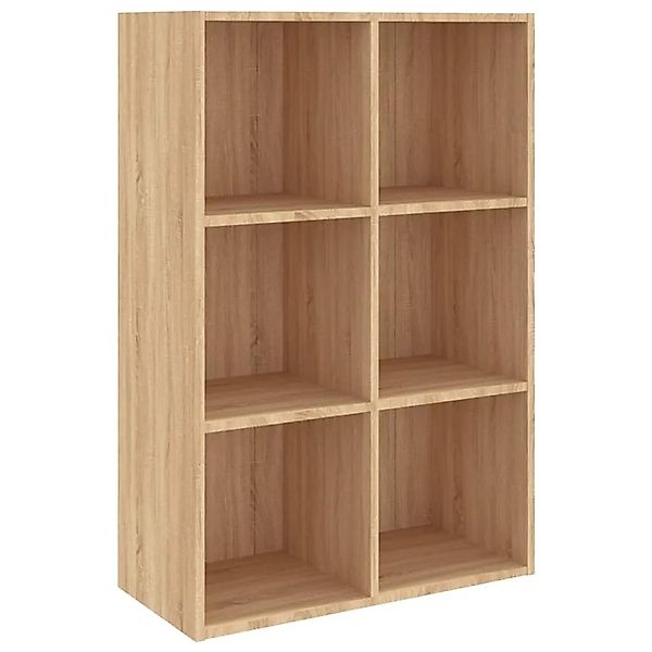 vidaXL Bücherregal/Sideboard Sonoma-Eiche 66x30x98 cm Holzwerkstoff 800345 günstig online kaufen