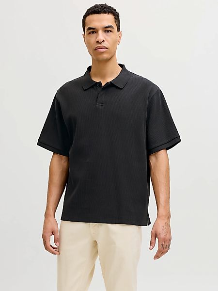 Jack & Jones Poloshirt "JJEHARRISON STRUCTURE POLO SS LN" mit Polokragen günstig online kaufen