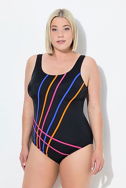 Ulla Popken Badeanzug Badeanzug Streifen ohne günstig online kaufen
