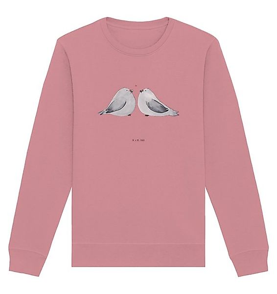 Mr. & Mrs. Panda Longpullover Turteltauben Liebe Größe M - Canyon Pink - Ge günstig online kaufen