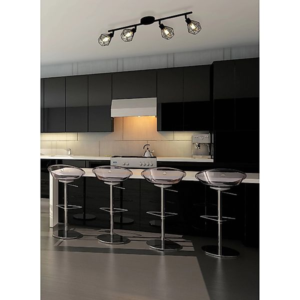EGLO Deckenspot »ZAPATA 1«, 4 flammig, Leuchtmittel G9   LED wechselbar, De günstig online kaufen