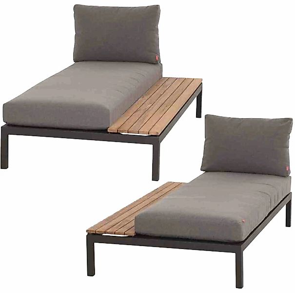 Siena Garden Garten-Essgruppe "Alvida" 2 Stk. tlg. günstig online kaufen