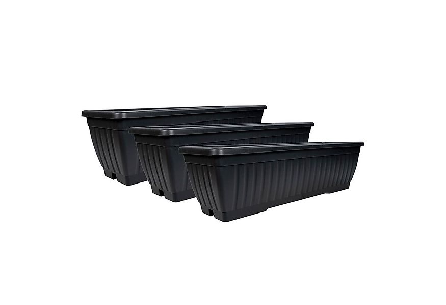 kamelshopping Blumenkasten 3er Set Blumenkasten mit Wasserspeicher, ca. 60 günstig online kaufen