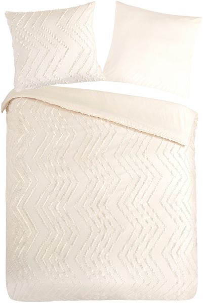 PURE luxury collection Bettwäsche "Zigzag" 2 Stk. tlg. Mikrofaser, 135x200, günstig online kaufen