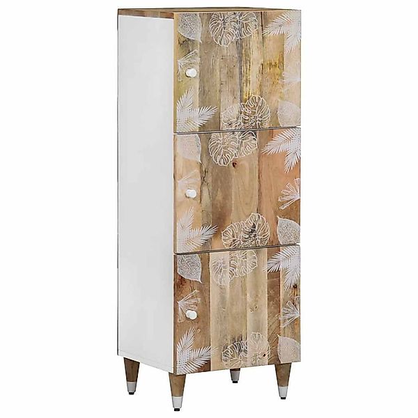 vidaXL Media-Regal Highboard 40x33,5x110 cm Massivholz, günstig online kaufen