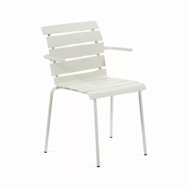 Stapelbarer Sessel Aligned metall weiß / By Maarten Baas - Aluminium - vale günstig online kaufen