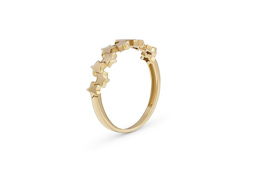 Suzan Gold Goldring 375er Gold Damenring – Sternmotiv, Sternenmotivring & i günstig online kaufen