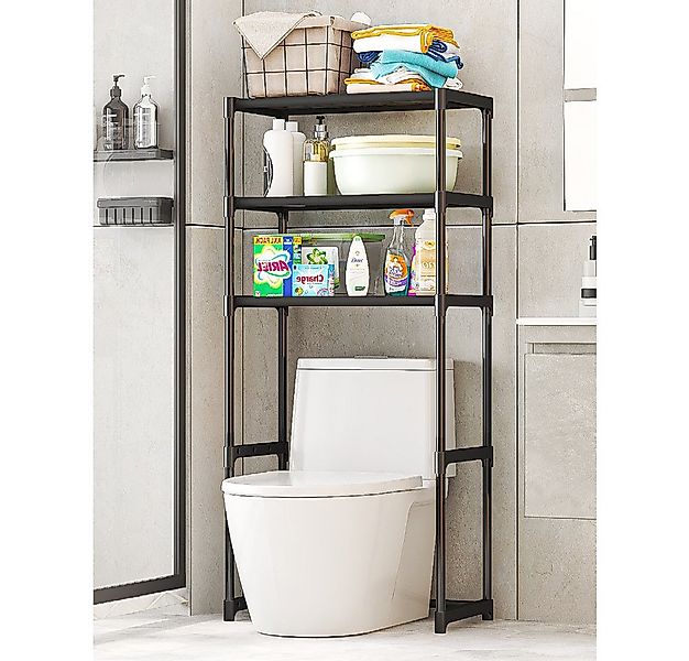 GarveeMore Badregal Über der Toilette Aufbewahrungsregal 3-Tier-Bad über To günstig online kaufen