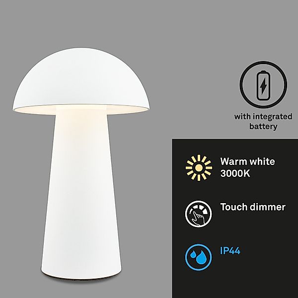 Briloner Leuchten Tischleuchte Pilzleuchte, LED Tischlampe günstig online kaufen