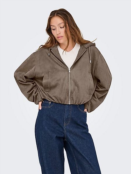 ONLY Kurzjacke ONLDIANE LIFE FAUX HOOD JACKET CC OTW aus Wildlederimitat, e günstig online kaufen