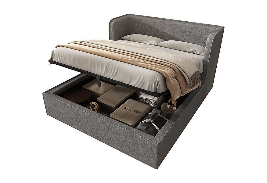 REDOM Polsterbett Hydraulisches Funktionsbett (Struraumbett, Doppelbett, 1- günstig online kaufen