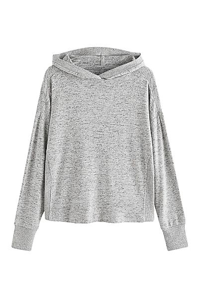 Next Kapuzenshirt Leichtes, flauschiges Jersey-Kapuzensweatshirt (1-tlg) günstig online kaufen