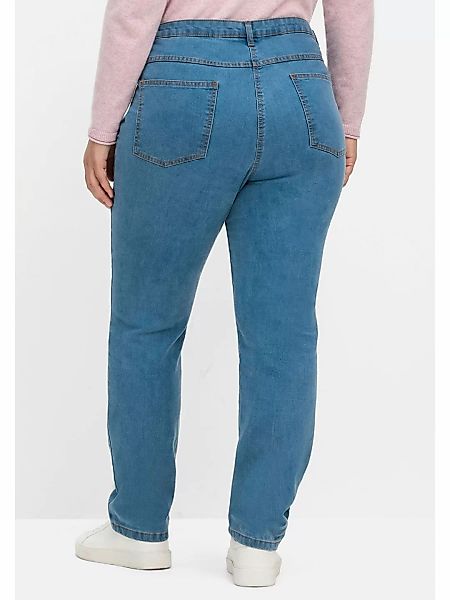 Sheego Gerade Jeans "Große Größen", innen weich und wärmend angeraut günstig online kaufen