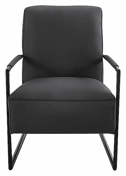 K+W Komfort & Wohnen Cocktailsessel, mit bezogenen Armlehnen, Gestell in Me günstig online kaufen