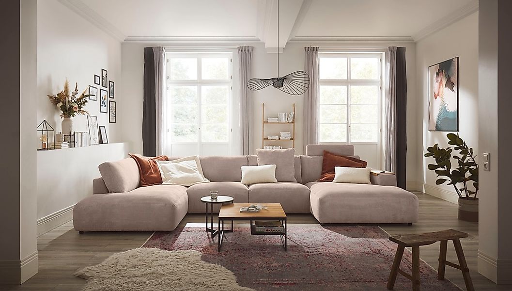 Musterring Wohnlandschaft "Lucia U-Form" Verschiedene Farben, inkl. Kopfstü günstig online kaufen