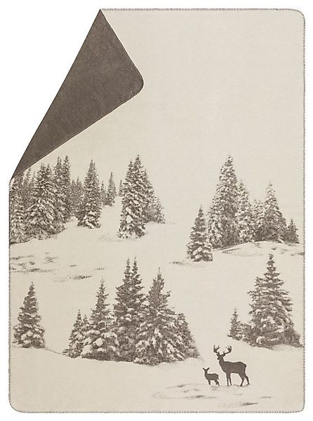 Wohndecke Kurzflor Savona 'Tannen' 150 x 200 cm, DAVID FUSSENEGGER günstig online kaufen