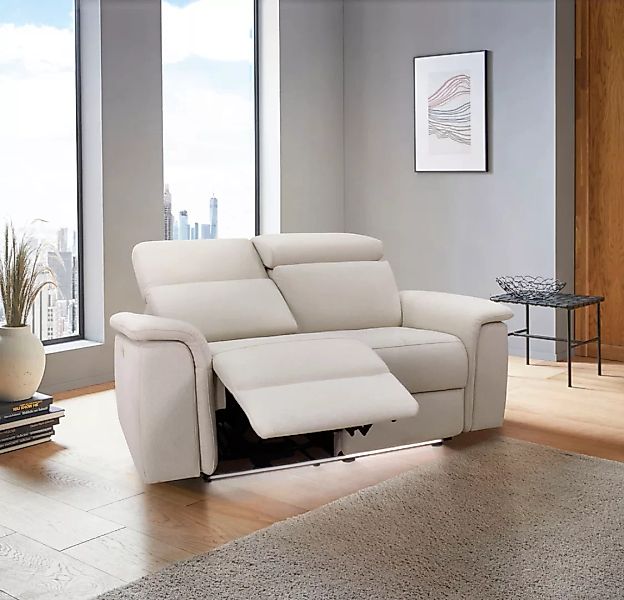 Places of Style 2-Sitzer "Pareli 172cm, manuelle u. elektr. Relaxfunktion" günstig online kaufen