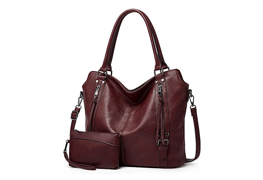 TAN.TOMI Handtasche Damen Schultertasche Groß Shopper Vegan Handtasche, Han günstig online kaufen