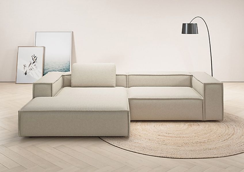 Home affaire Ecksofa »Watertown, modernes XXL L-Form, 306 cm breit« Großzüg günstig online kaufen