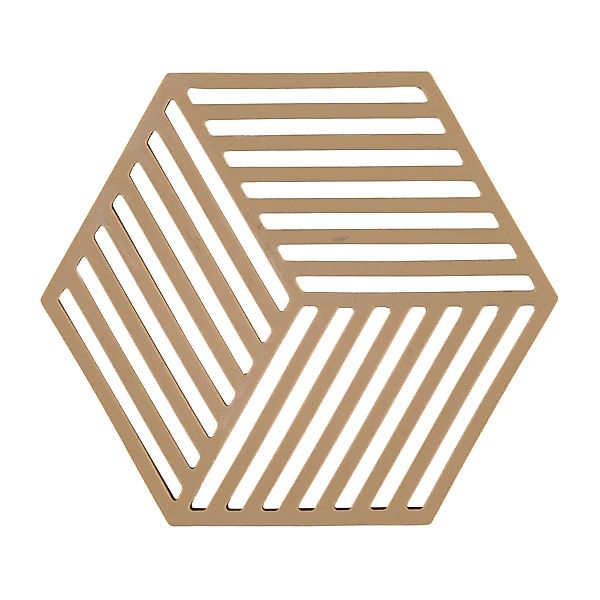 Hexagon Topfuntersetzer Dark Camel günstig online kaufen
