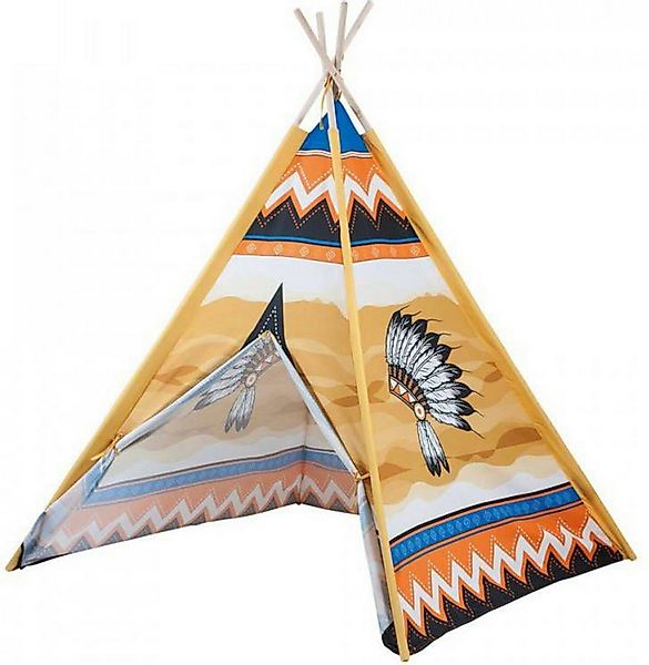 Play Fun Tipi-Zelt / Kinderspielzelt, mit naturbelassenem Holzgestänge und günstig online kaufen