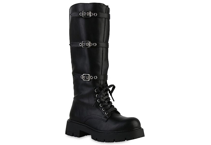 VAN HILL 841834 Schnürstiefel Damen Leicht Gefütterte Schnürstiefel Stiefel günstig online kaufen