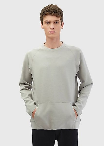 RAMSEY Sweatshirt Einfarbiger Pullover mit Rundhalsausschnitt günstig online kaufen