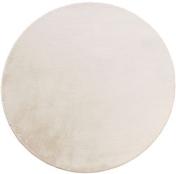 my home Fellteppich "Balu, Kunstfell Teppich, Modern" rund 20 mm Höhe Kanin günstig online kaufen