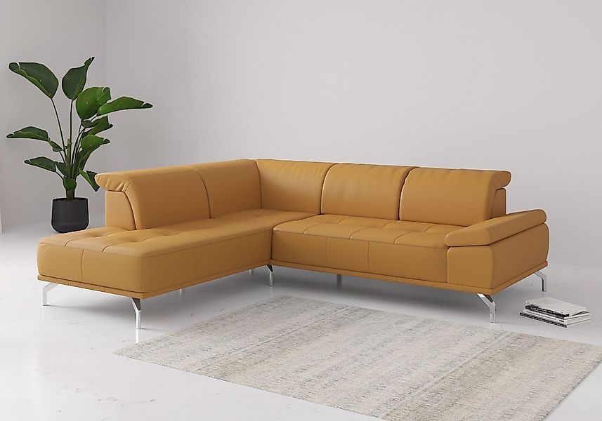 Places of Style Ecksofa Caluna, Inkl.Sitztiefenverstellung günstig online kaufen