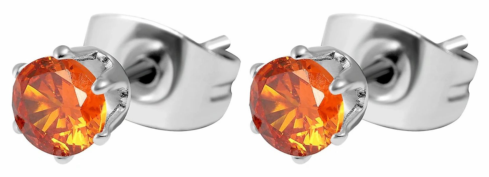 Adelia´s Paar Ohrhänger "Damen Ohrringe – Ohrstecker aus Edelstahl mit Zirk günstig online kaufen