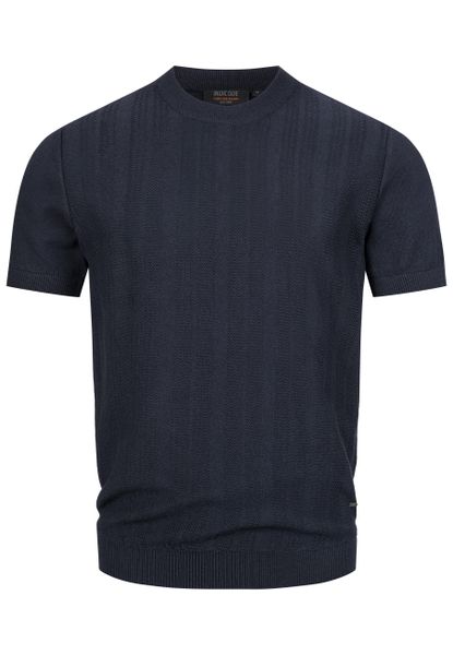 Indicode T-Shirt INVarson mit vertikalem Strickmuster günstig online kaufen