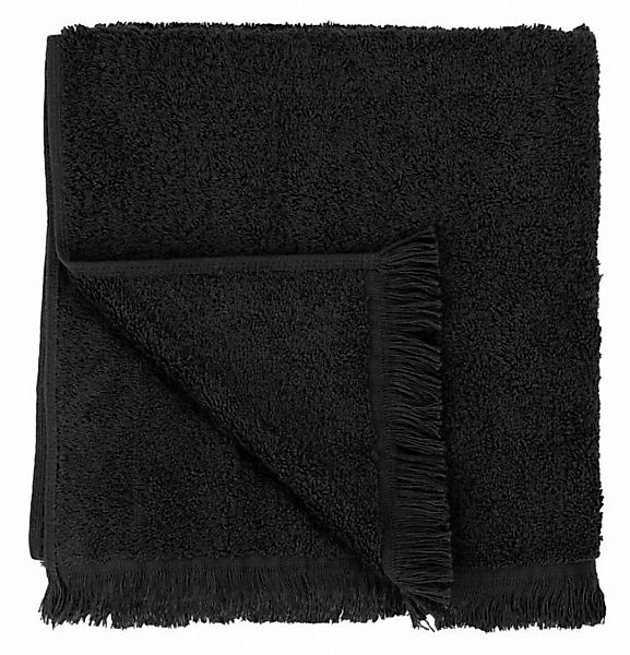 Blomus Handtücher FRINO Handtuch black 50 x 100 cm (schwarz) günstig online kaufen
