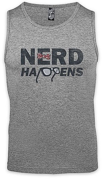 Urban Backwoods Tanktop Nerd Happens Ärmelloses T-Shirt Geek Glasses Brille günstig online kaufen