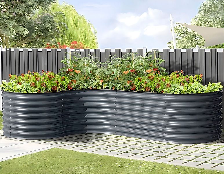 KONIFERA Hochbeet "Pamplona" BxTxH: 240x160x82 cm, 1900 l günstig online kaufen