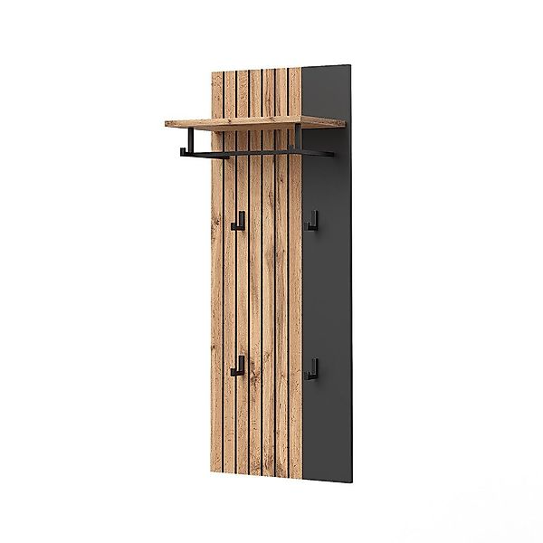 Vicco Garderobenschrank Amber, Eiche Wotan, 43 günstig online kaufen