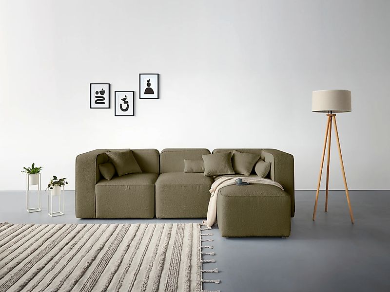 Home affaire 3-Sitzer "Sundstrup L-Form" Modulserie, individuelle Zusammens günstig online kaufen