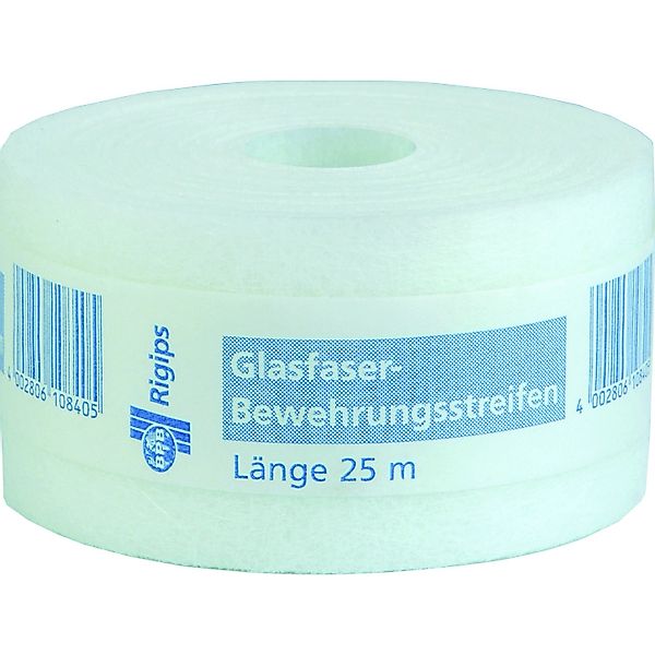 Rigips Glasfasergewebe Rigips Glasfaserbewehrungsstreifen 25 m x 50 mm günstig online kaufen