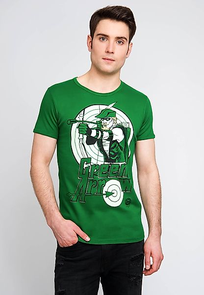 LOGOSHIRT T-Shirt "Green Arrow", mit coolem Frontprint günstig online kaufen