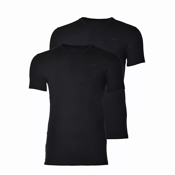 JOOP! Herren Unterhemd 2er Pack - T-Shirt, V-Neck, Halbarm, Modal Cotton St günstig online kaufen