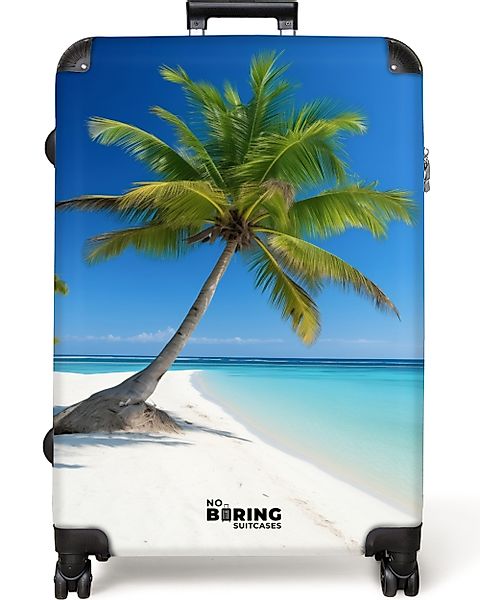 NoBoringSuitcases.com© Hartschalen-Trolley Palmen am Strand 77 günstig online kaufen