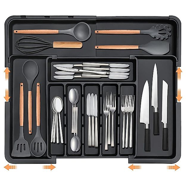 FOUORTUNATE-BEE Besteckhalter Erweiterbar Besteckkasten für Schubladen, (Ab günstig online kaufen