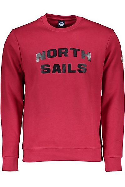 North Sails Sweatshirt Stilvolles rotes Herren-Sweatshirt mit Rundhals und günstig online kaufen