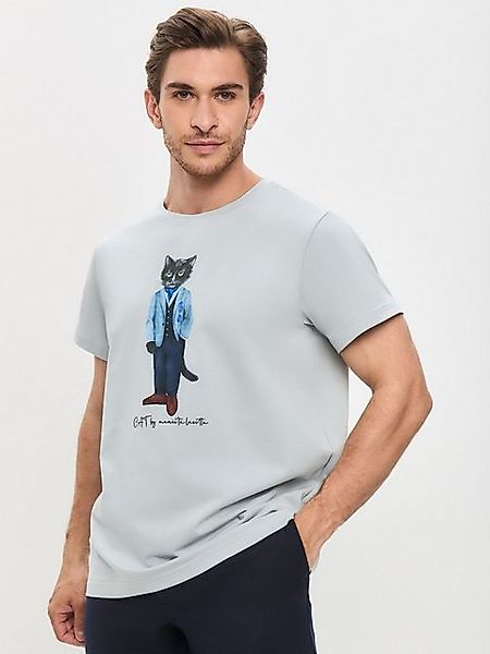 CAT by maniita lacitta Kurzarmshirt PROFESSOR CAT (1-tlg) mit modernem Fron günstig online kaufen