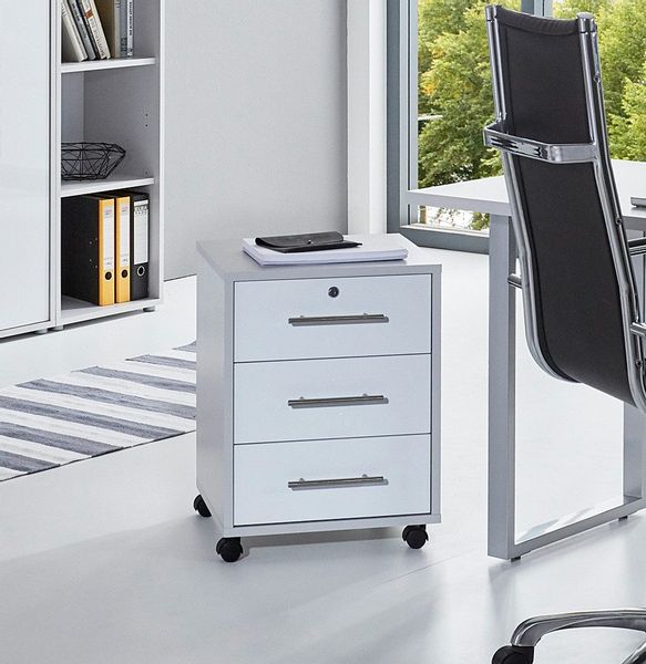 BMG Möbel Rollcontainer Tabor, Lackierte Hochglanzfronten/ günstig online kaufen