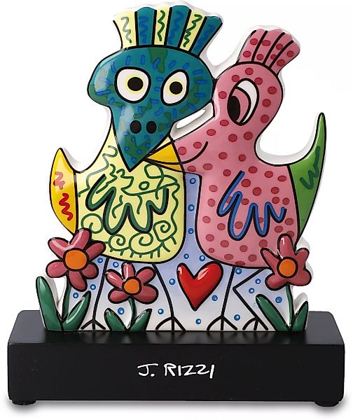Goebel "Figur James Rizzi - ""Love Birds""" bunt günstig online kaufen