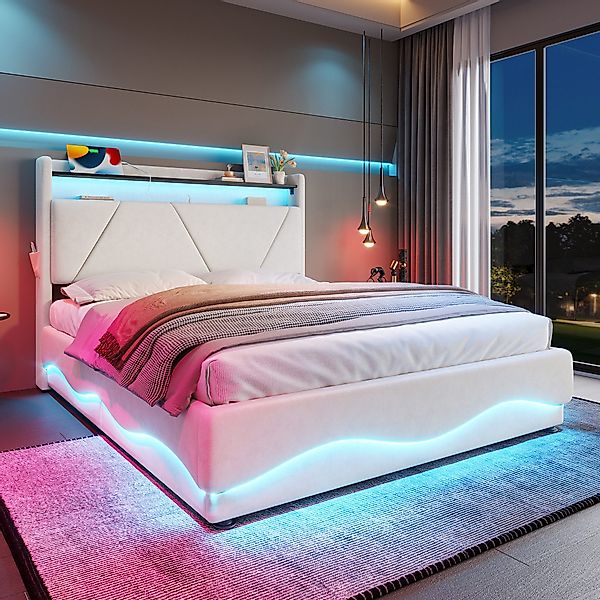 KLAM HOME Polsterbett 140x200 & 160x200 günstig online kaufen